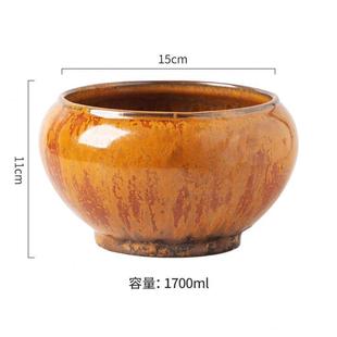 笔水洗茶盆家用建盏功夫茶具配件茶道窑变水大号茶碗洗茶洗陶瓷盂