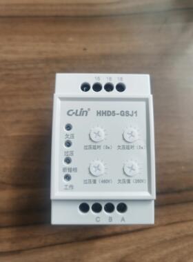 欣灵HHD5-GSJ1过压欠压相序电动机保护器AC380V