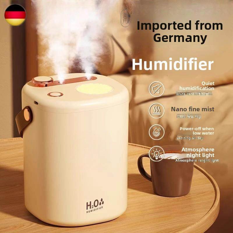 加湿器卧室家用静音便携无线大雾量雾化器空气净化香薰助眠喷雾机