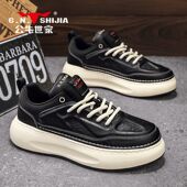 系带春秋圆头老爹鞋 公牛世家断码 正品 增高运动休闲鞋 清仓男鞋 特价