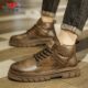 户外防滑休闲工装 公牛世家2025新款 秋冬男鞋 靴高帮增高英伦马丁靴