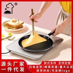 跨境平底家用不粘煎鍋早餐專用煎餅鍋麥飯石不粘平底鍋煤氣灶專用