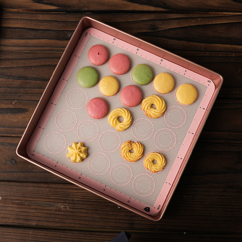 现货速发青野级硅胶烤垫烘焙耐高温饼干泡芙曲奇烤箱烤盘垫糖艺