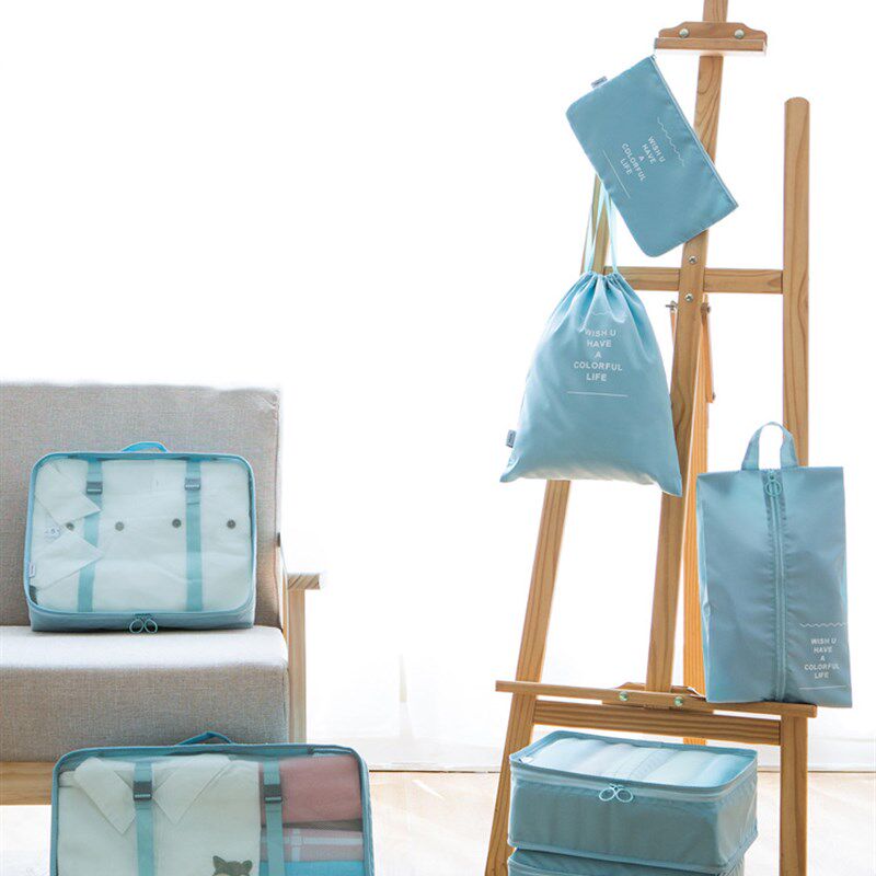 速发PP8A旅行收纳袋行李衣箱物分装子理袋便携内衣物束口袋整大容