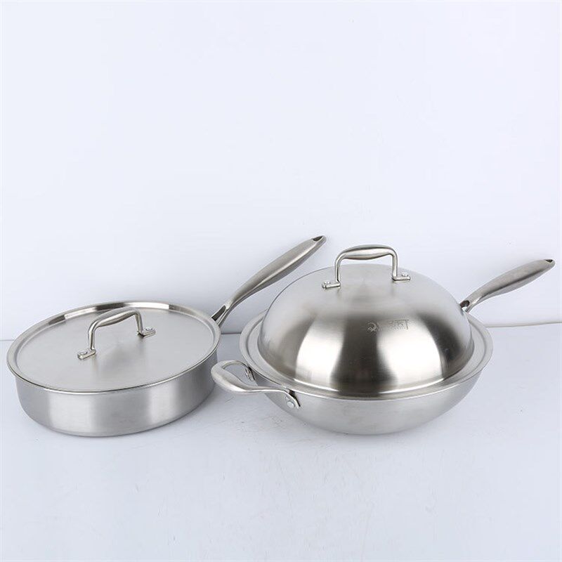 速发耐用不锈钢套装锅 锅品不粘礼套件三厨房电磁炉烹饪锅具套装