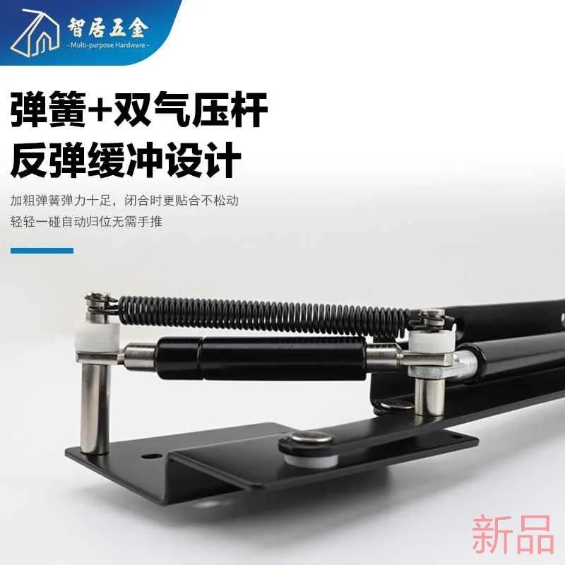 隐形换鞋凳五金双向缓冲反弹穿鞋凳玄门关椅口鞋柜隐藏折叠凳新品