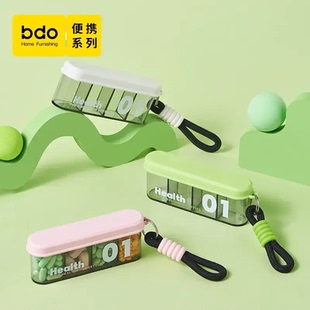 便携式迷你随身小药丸药品分装药盒一周七天早中晚一日三餐密封HQ