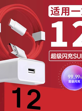 适用一加12充电器超级闪充OnePlus 12手机充电器快充适用一加12充电头闪充适用一加充电器套装