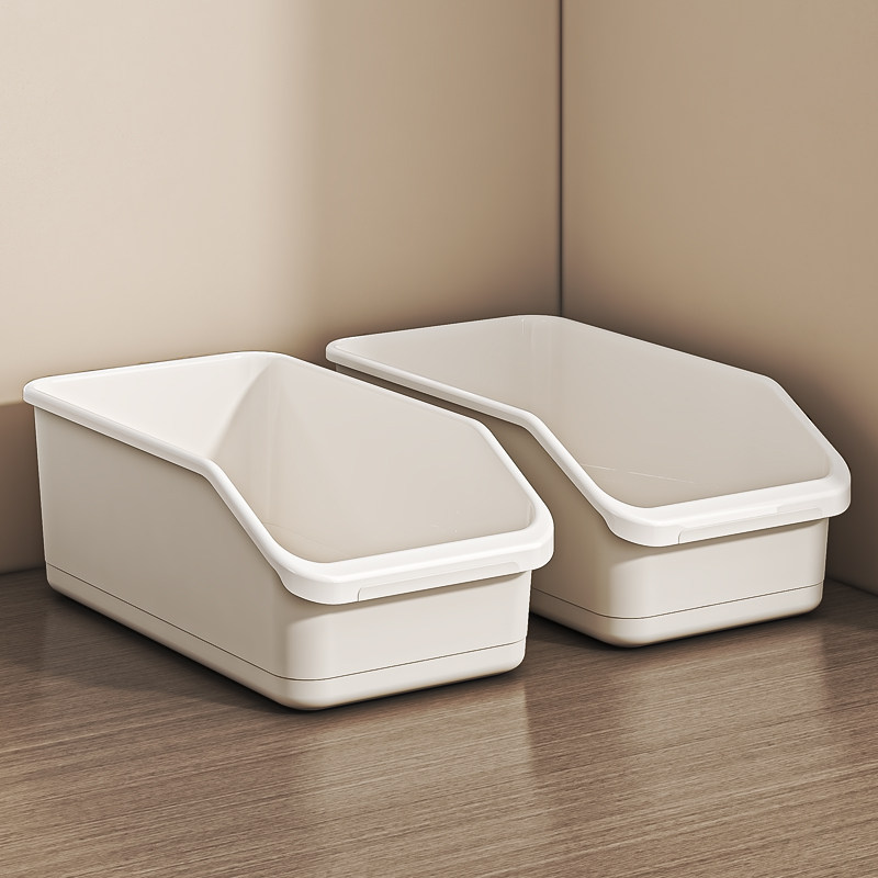正家橱柜收纳盒长方形桌面零食杂物透明塑料整理盒厨房柜里储物筐,收纳整理,橱柜收纳筐,淘宝优惠券,粉丝福利购,淘宝优惠卷