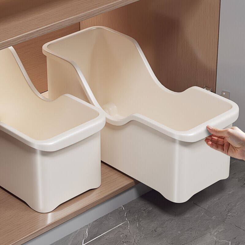 正家厨房收纳盒长方形橱柜零食杂物收纳筐水槽下带轮锅盖具储物箱,收纳整理,橱柜收纳筐,淘宝优惠券,粉丝福利购,淘宝优惠卷