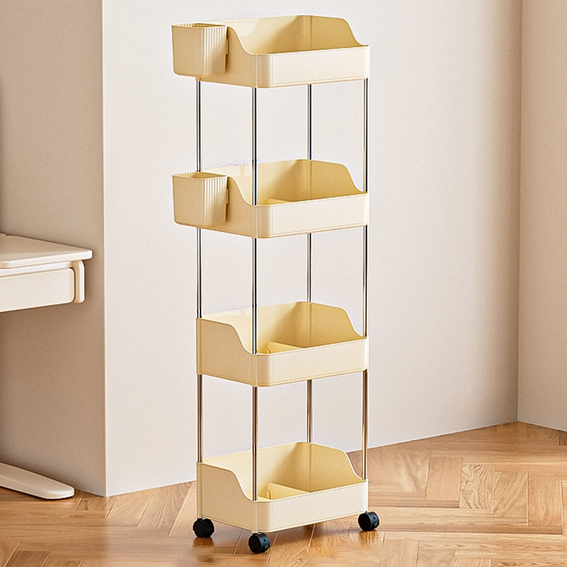 正家桌边书架可移动学生教室用书桌收纳置物架带轮放书本整理架子,收纳整理,书桌收纳置物架,淘宝优惠券,粉丝福利购,淘宝优惠卷