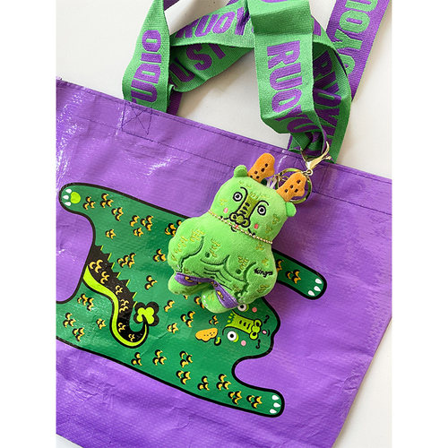 RUOYUSTUDIO若愚工坊原创设计紫气东来大力龙挂饰挂件