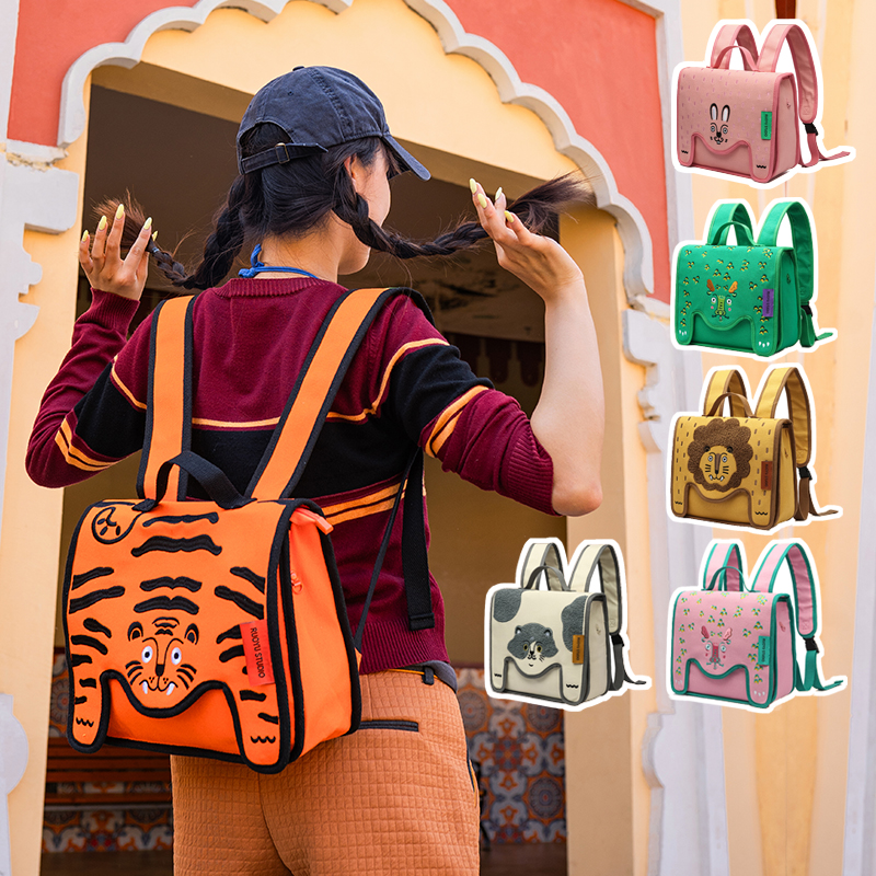 原创设计帆布双肩包RUOYUSTUDIO