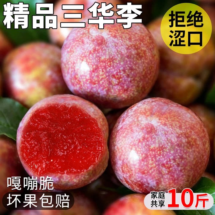10斤装大果丨红心三华李