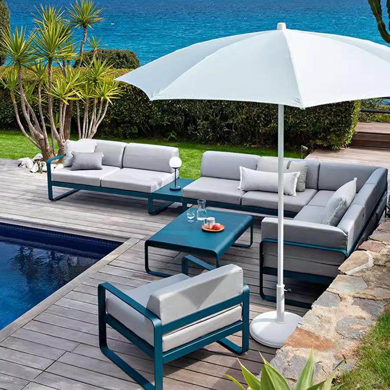 户外沙发铝合金露天阳光房室外花园防水防晒马卡龙风格花园家具,住宅家具,户外沙发,淘宝优惠券,粉丝福利购,淘宝优惠卷