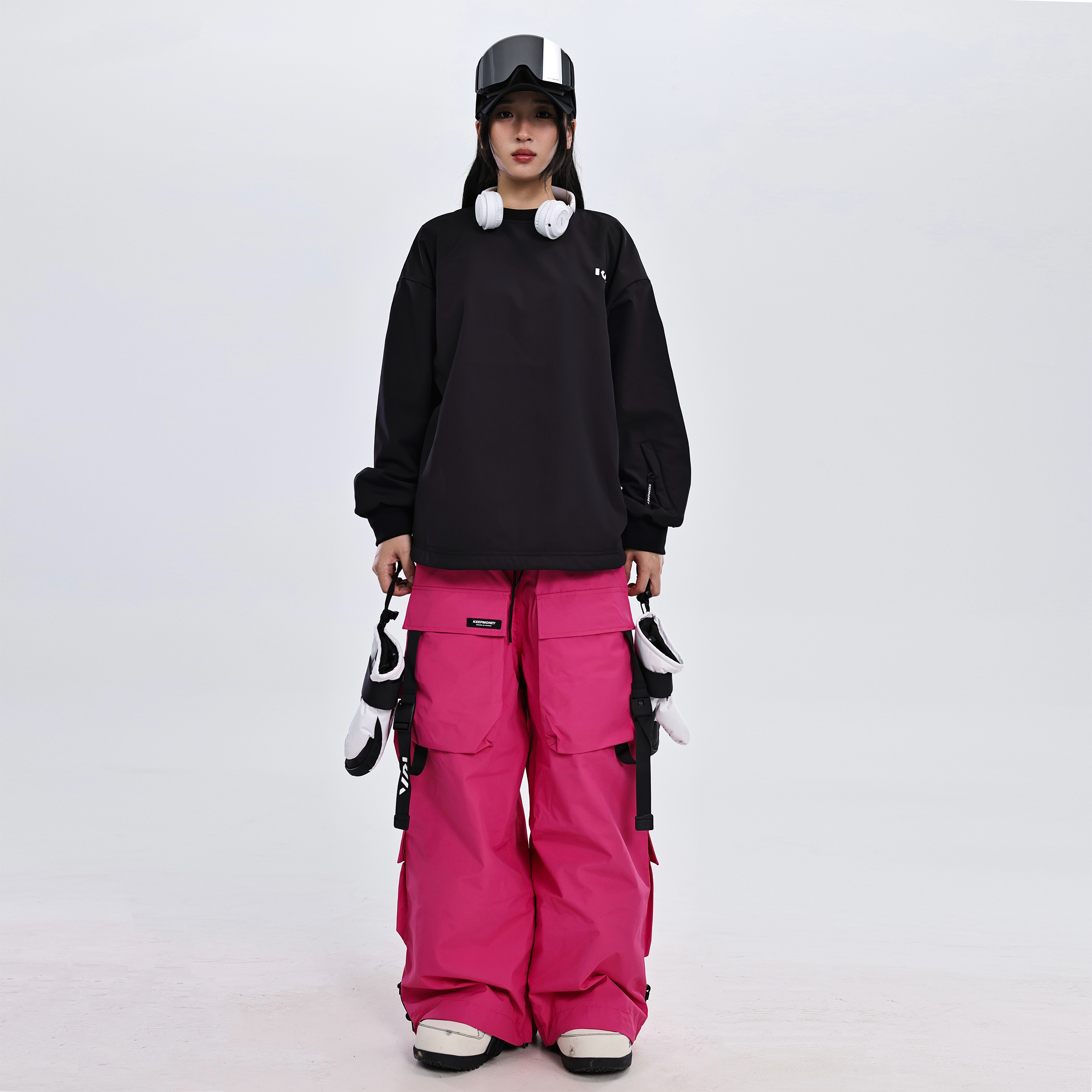 KEEPMONEY六口袋新款单板滑雪裤