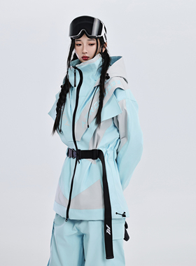 KEEPMONEY【暗核装甲】滑雪服女套装25/26新款影耀单板防水雪服男