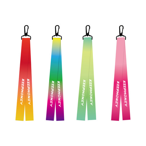 KM彩虹糖滑雪配饰挂件飘带