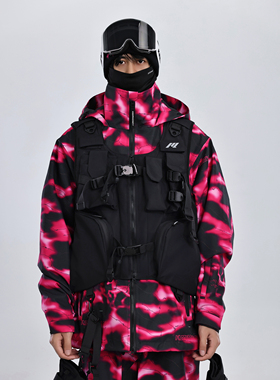 KEEPMONEY26新款荆棘小马滑雪服套装男女单板加厚防水马甲滑雪衣