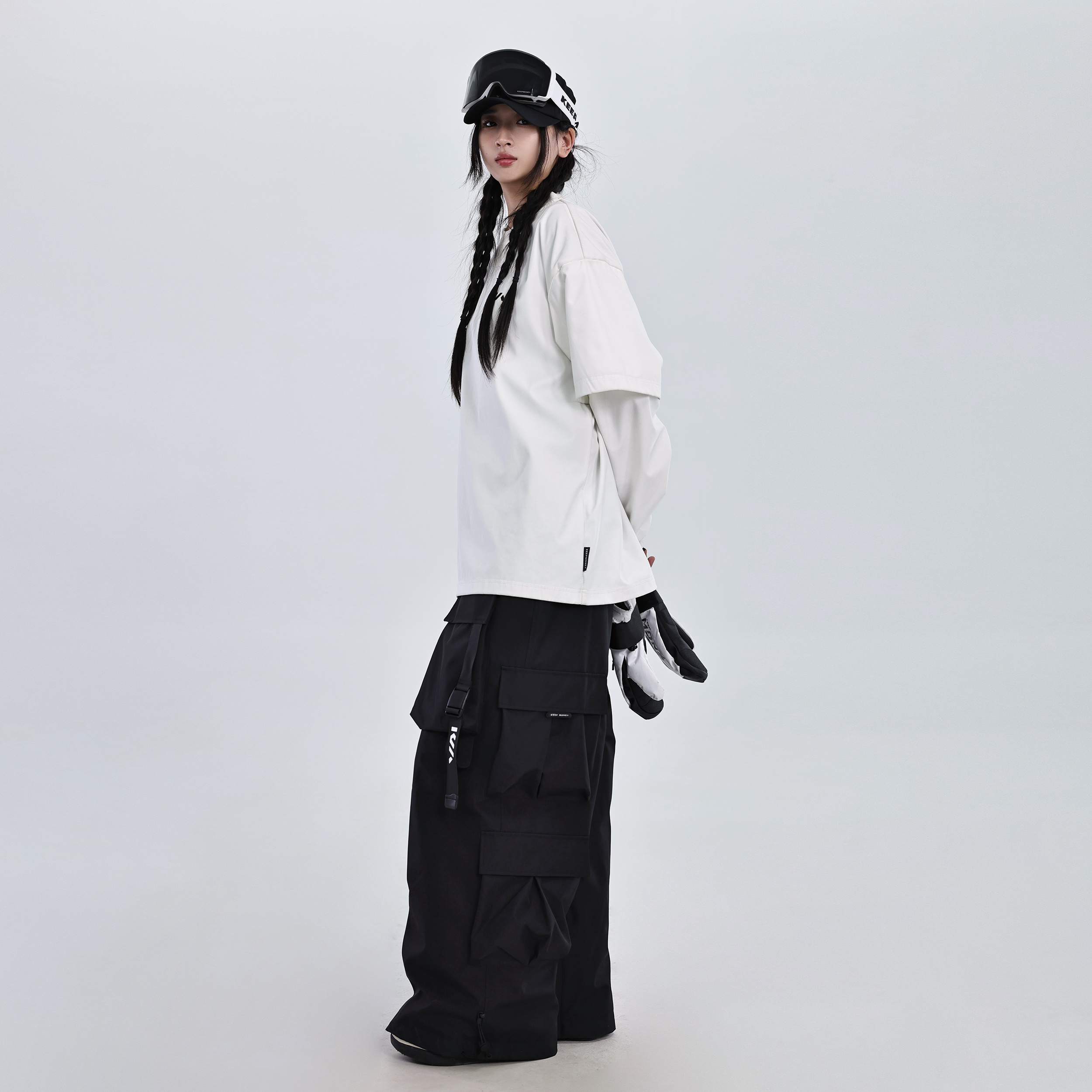 美式重工多口袋滑雪裤KEEPMONEY