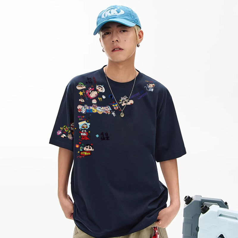 WHSSIS蜡笔小新联名纯棉短袖T恤