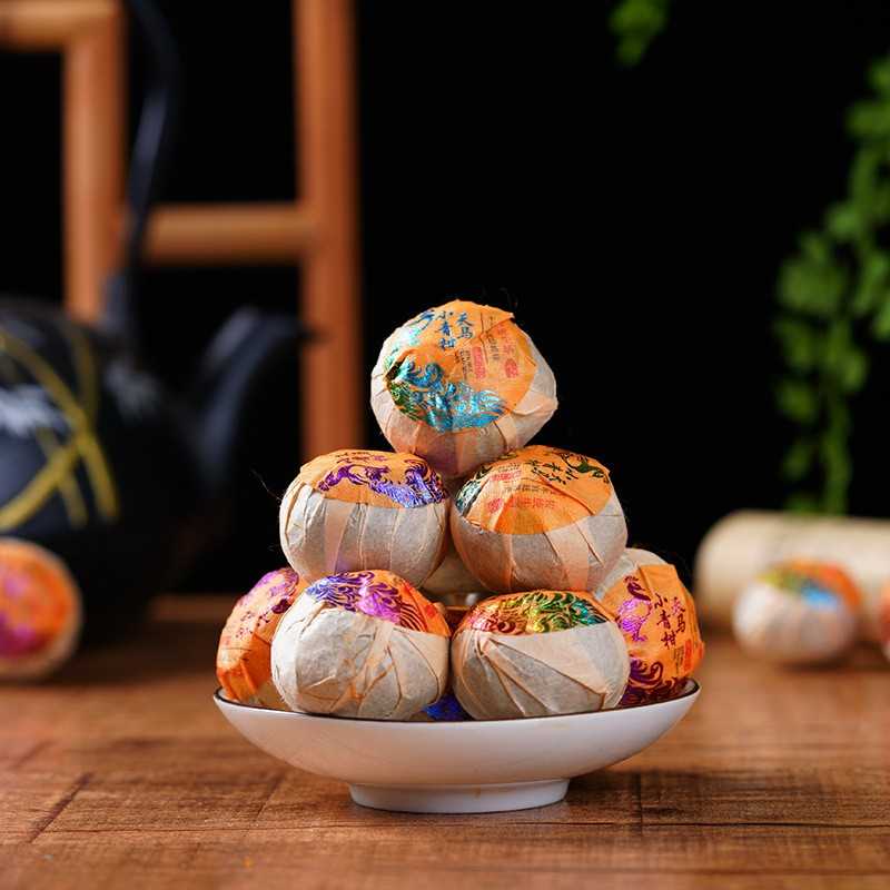 2024年新会小青柑柑皮普洱茶生晒柑普茶散装天马小青柑七月柑