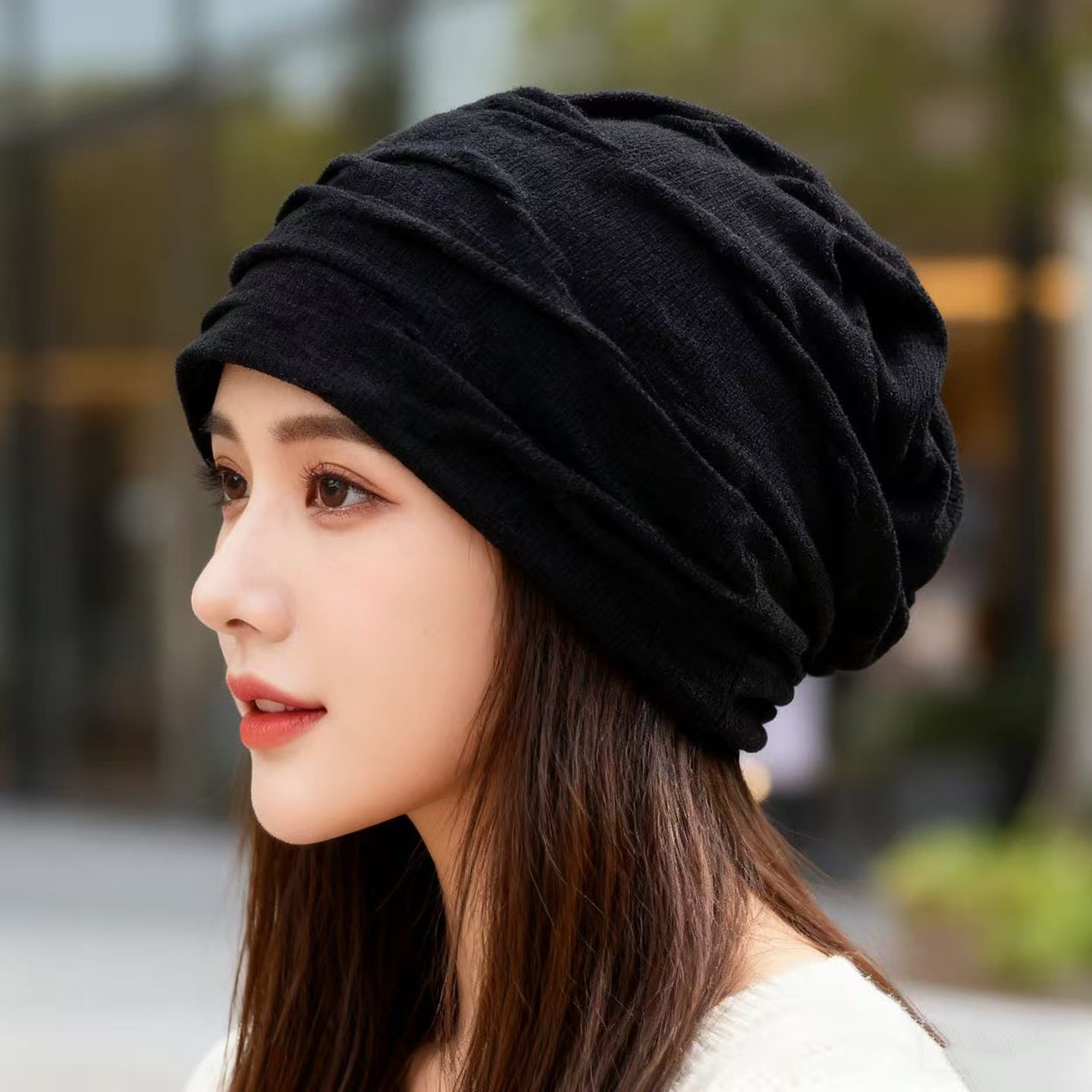 帽子女薄款套头帽韩版堆堆帽百搭简约月子帽出游包头帽光头,孕妇装/孕产妇用品/营养,产妇帽,淘宝优惠券,粉丝福利购,淘宝优惠卷