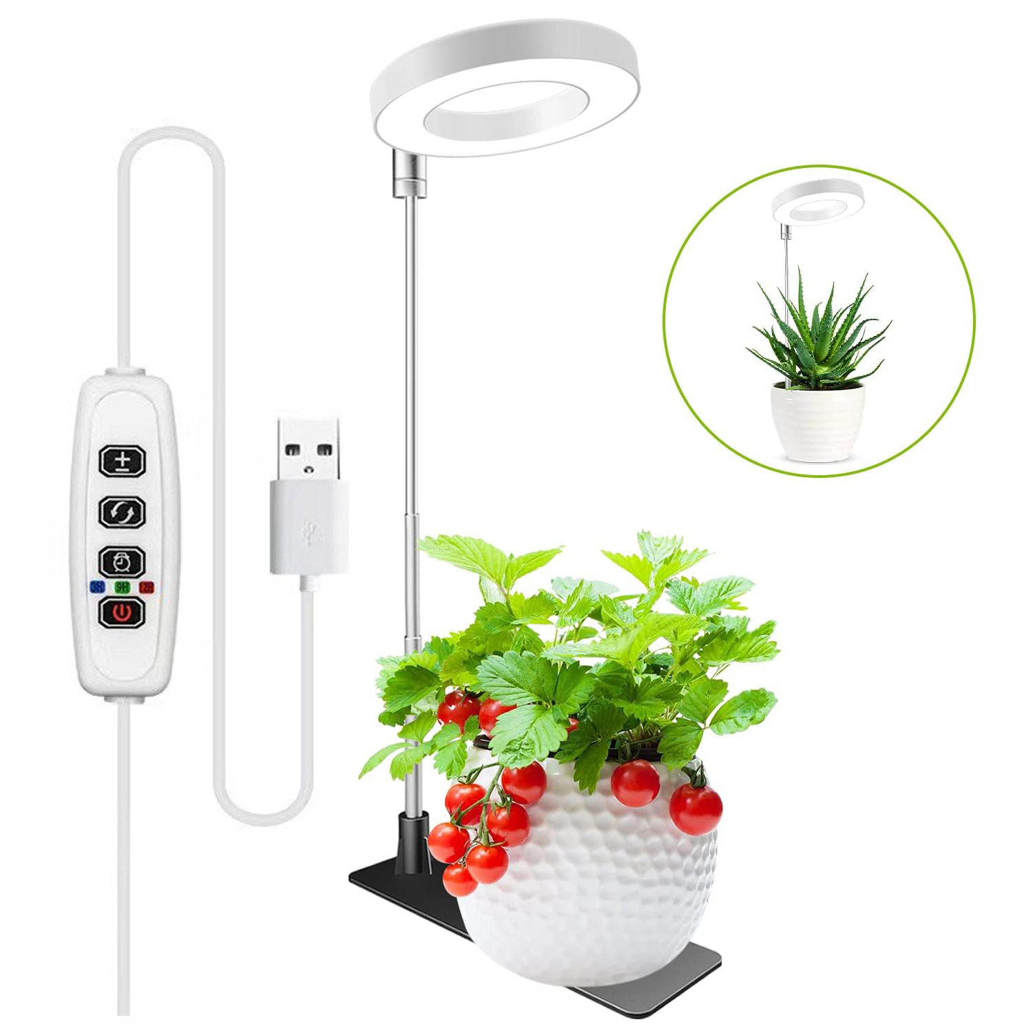 LED伸缩植物灯全光谱定时
