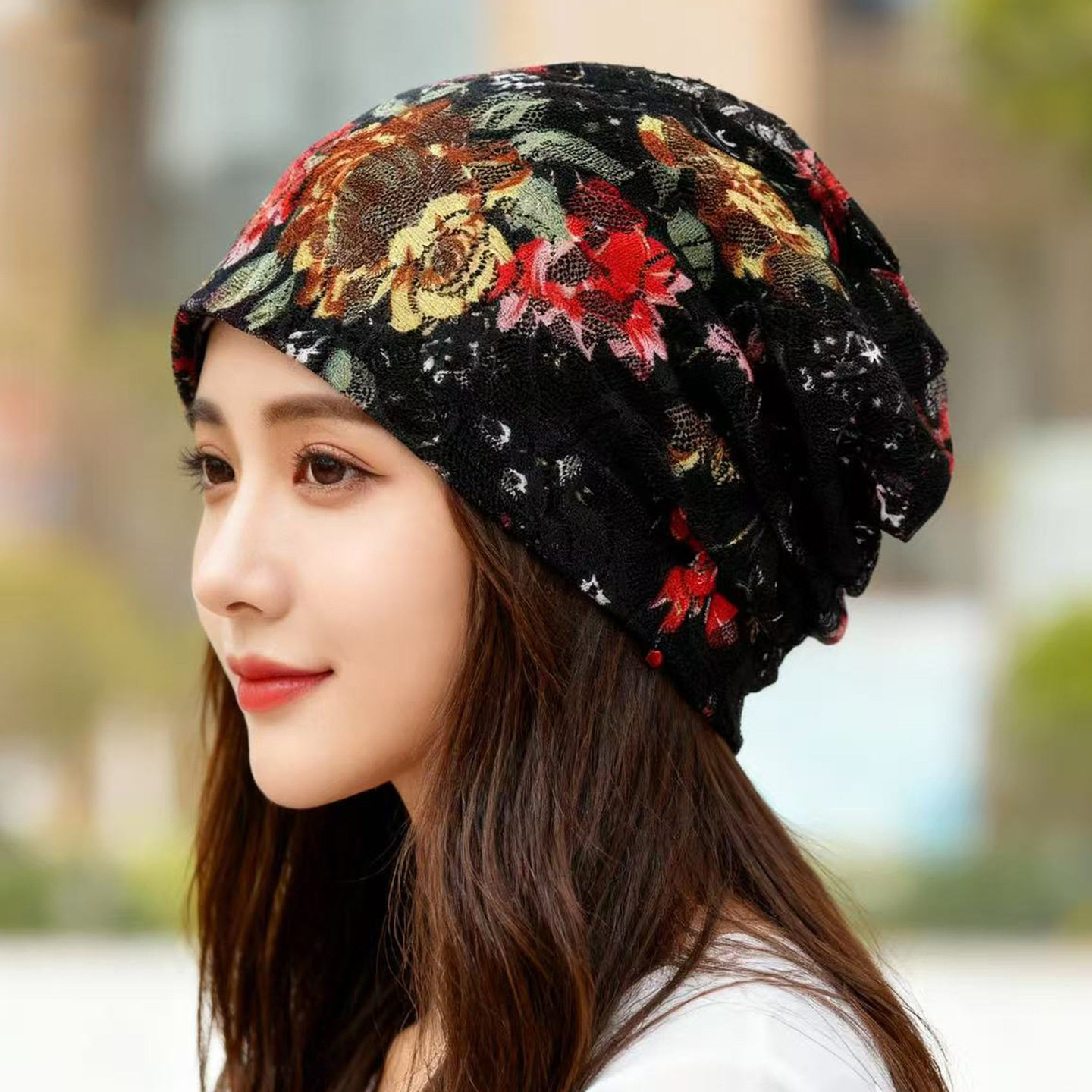 防风保暖帽子女包头帽春秋薄款头巾帽子潮蕾丝堆堆空调帽月子睡帽,孕妇装/孕产妇用品/营养,产妇头巾,淘宝优惠券,粉丝福利购,淘宝优惠卷