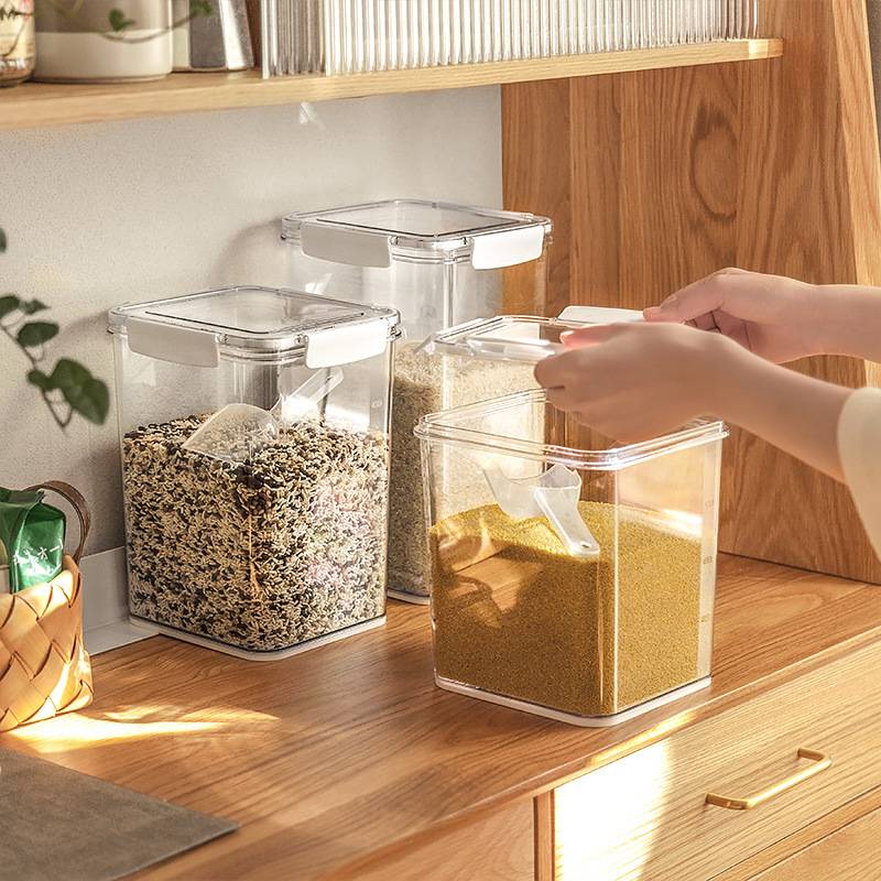 厨房密封罐储物罐家用食品级杂粮罐五谷杂粮收纳盒面条收纳罐米桶