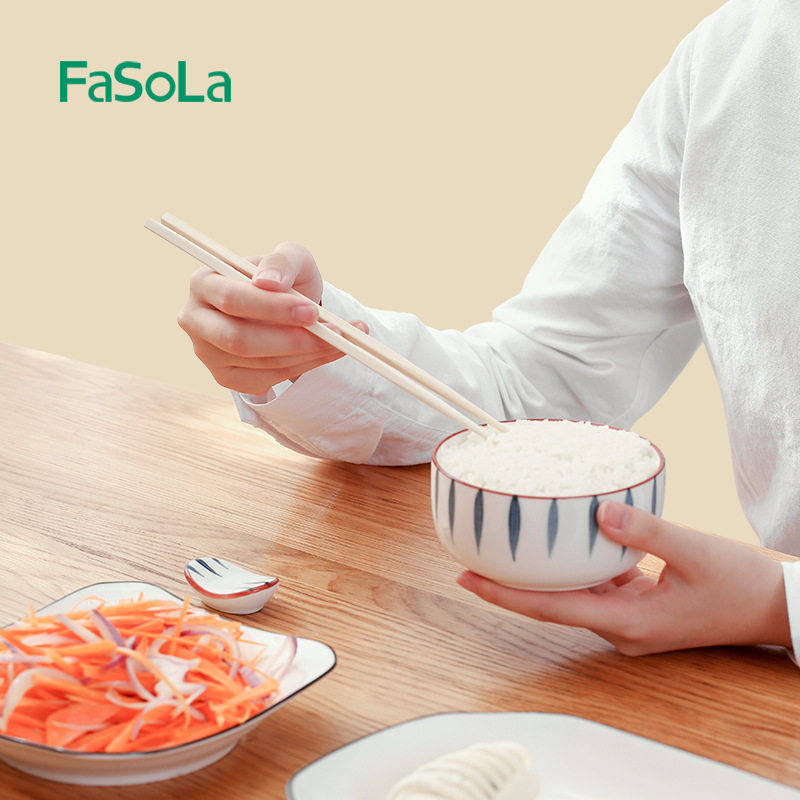 FaSoLa旅行一次性筷子外卖便宜卫生竹筷方便快餐饭店户外家用50双