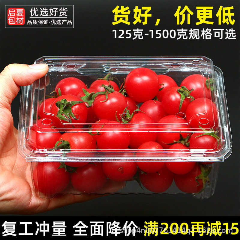 一次性水果盒子带盖透明