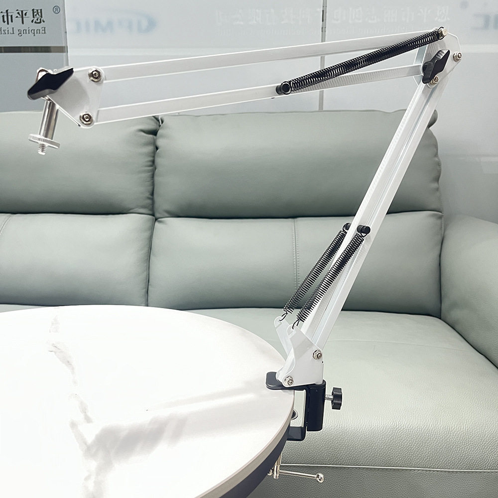 NB35悬臂配手机夹 360度云台桌面 录音 床头懒人加长折叠支架