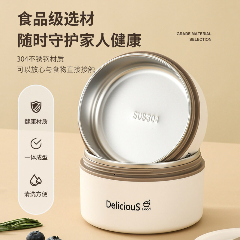 304密封饭盒日式多层便当盒微波炉餐盒上班族不锈钢提锅