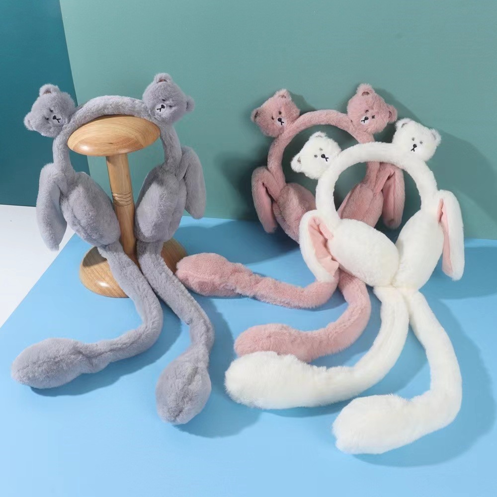 毛绒耳罩 折叠耳罩冬季防冻网红新款可爱儿童卡通耳暖