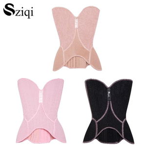 Sziqi14+1扣中等高度墨荷蝴蝶翅膀美背防压胸强收腹收胯护腰