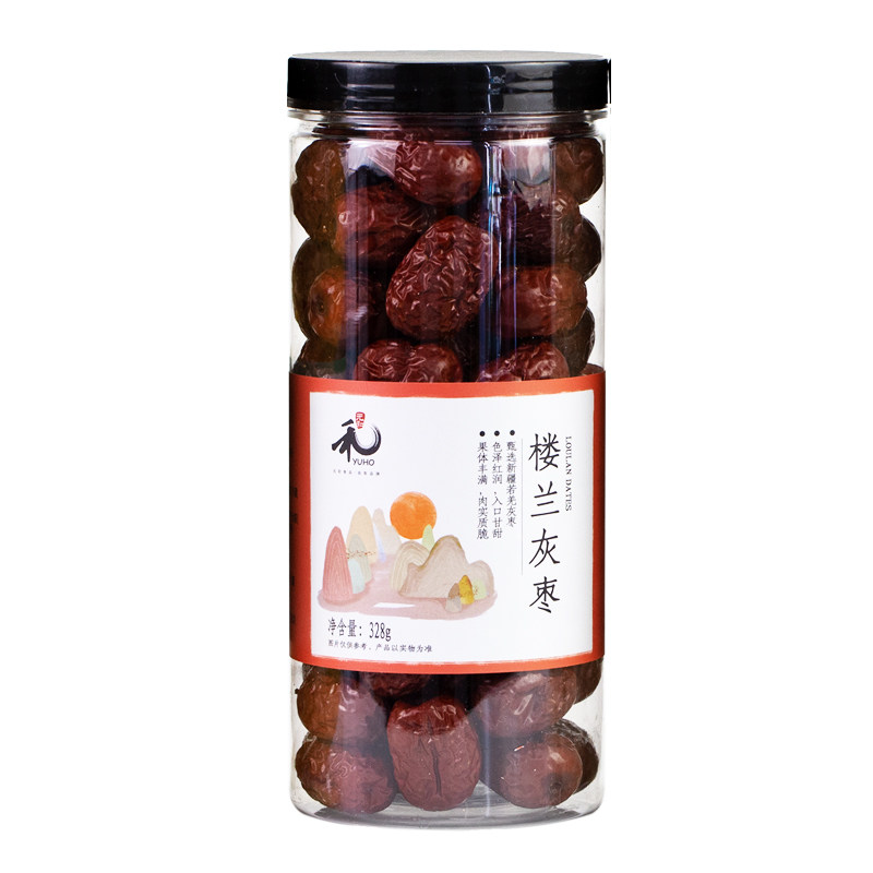 元初食品元和楼兰灰枣328g罐装新疆红枣