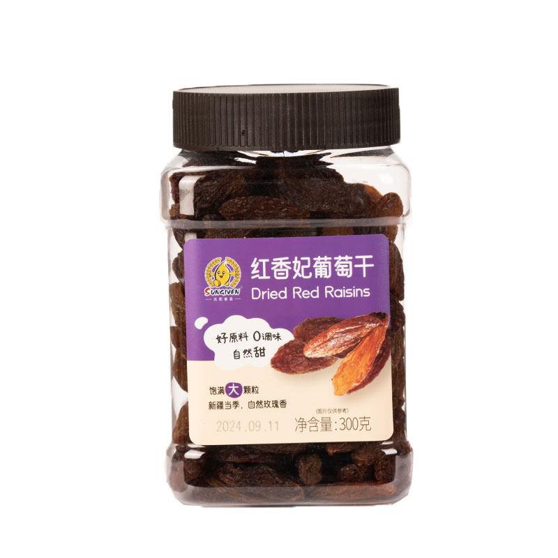 元初食品SUNGIVEN红香妃葡萄干300g  健康果干零食健身坚果干货