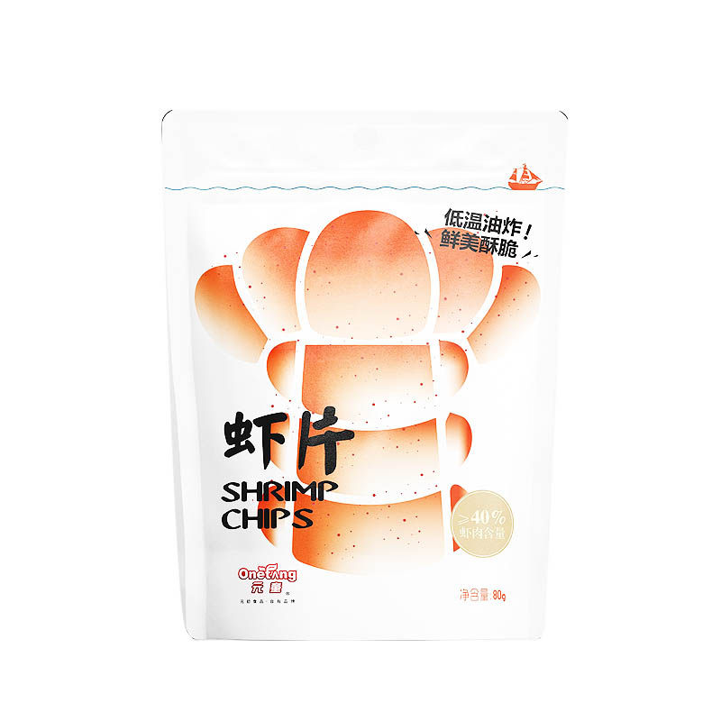 元初食品元童大虾片80g大包装薯片膨化食品鲜虾片虾条零食