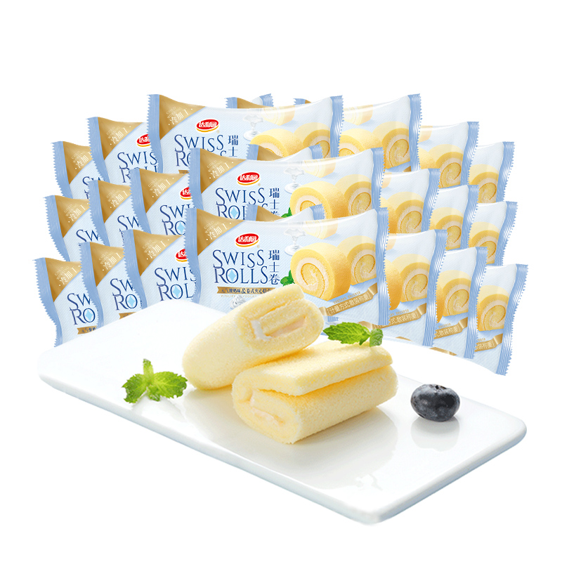 达利园糕点瑞士卷系列点心下午茶