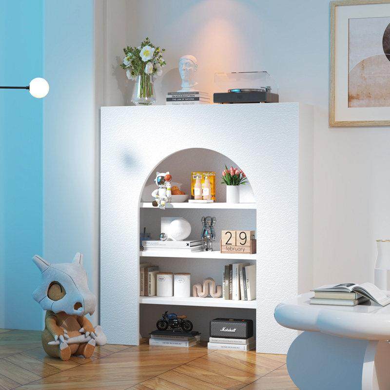 法式壁炉柜装饰柜网红展示柜覆古轻奢置物架拱形储物柜简约陈列柜