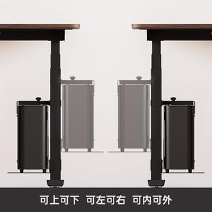 分体吊挂式 电动升降桌电脑主机架悬挂式 主机挂架办公桌机箱托配件