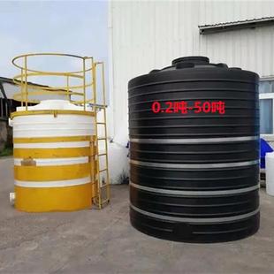 6立方耐酸碱聚羧酸储罐8T10吨全新料橄榄油PE桶15吨预膜剂塑料桶