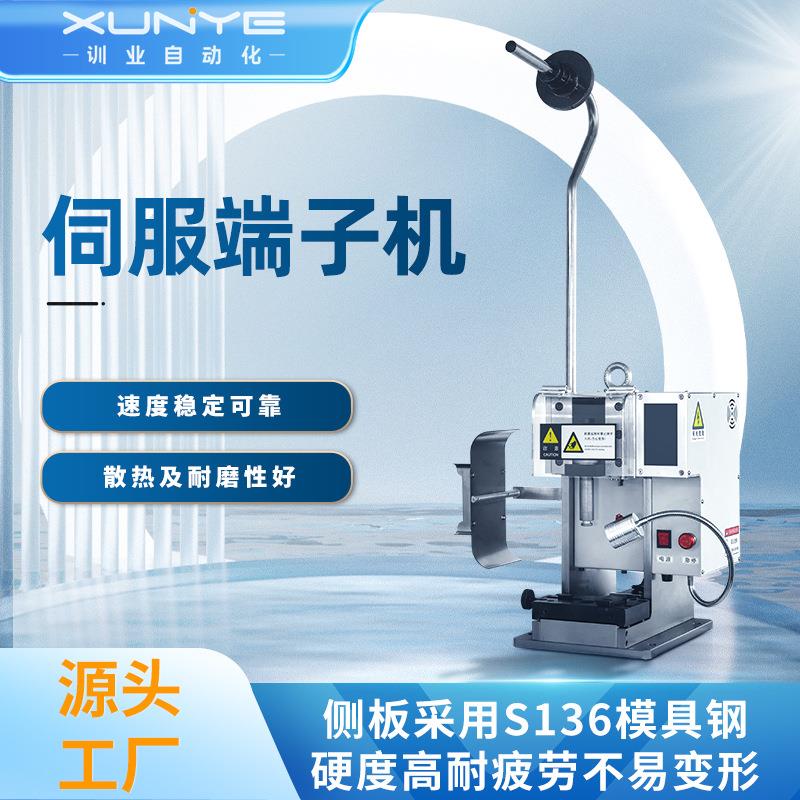 半自动伺服超静音端子机精密压力检测配模具压力检测伺服端子机