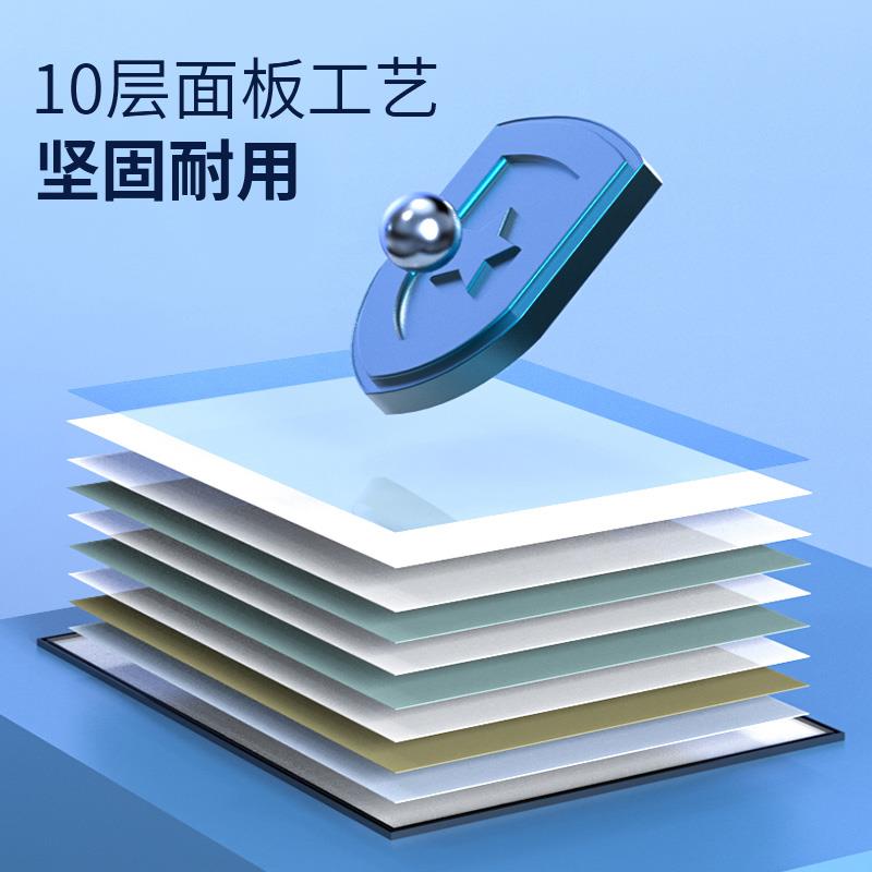 得力白板H型支架式书写板办公室会议磁性可移动立式教学培训补习