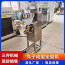 全自动丸子成型机 做肉丸机器 鱼丸猪肉丸全套加工机器设备