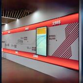 展厅互动滑轨屏智能多屏联动控制系统党建展馆设计触摸机一体机
