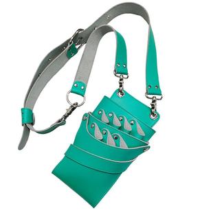 真皮剪刀包发型师腰包专用斜挎腰胯两用美发工具包剪发包个性创意