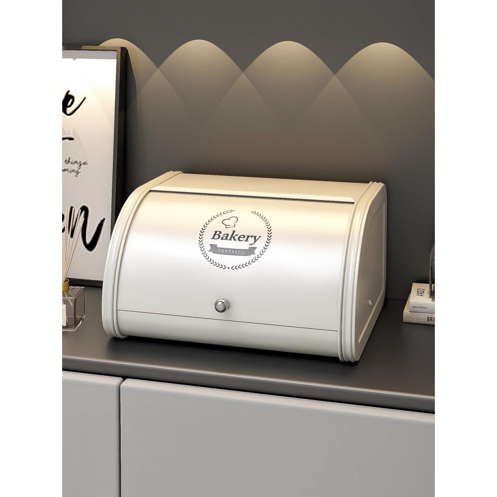 桌面口罩收纳盒大容量密封防尘带盖家用玄关置物架放钥匙入户门口