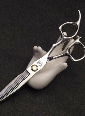 火工匠天王星美发造型师专业理发剪刀削薄鱼骨剪刀无缝牙剪刀理发